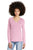 District® DT135 Women’s Perfect Tri® Long Sleeve V-Neck Tee (Basic Colors) (10 Colors)