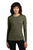 District® DT110 Women’s Perfect Blend® CVC Long Sleeve Tee (Basic Colors) (8 Colors)