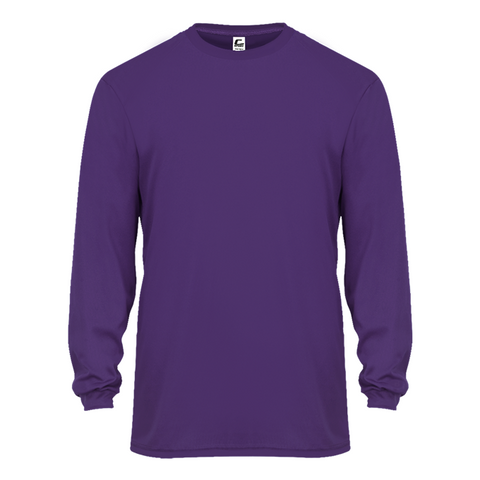 Badger® 5104 C2 Poly Long Sleeve Tee (Basic Colors) (11 Colors)