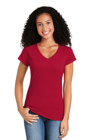 Gildan Softstyle® 64V00L Ladies Fit V-Neck T-Shirt (Basic Colors) (6 Colors)