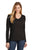 District ® DT6201 Women’s Very Important Tee ® Long Sleeve V-Neck (Basic Colors) (5 Colors)