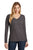 District ® DT6201 Women’s Very Important Tee ® Long Sleeve V-Neck (Basic Colors) (5 Colors)