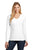 District ® DT6201 Women’s Very Important Tee ® Long Sleeve V-Neck (Basic Colors) (5 Colors)